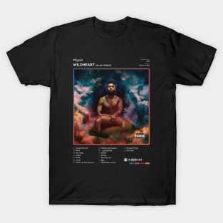 Miguel - Wildheart Tracklist Album T-Shirt